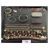 Costume Jewelry, Necklaces, Bracelets, Hair Clips