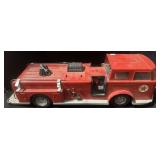 Texaco Pressed Steel Toy Firetruck.
