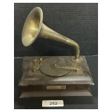Vintage Gramophone Music Trinket Box.