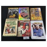 5 NOS Comedy Sitcom Tv DVD Sets, Three Stooges.