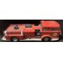 Texaco Pressed Steel Toy Firetruck.