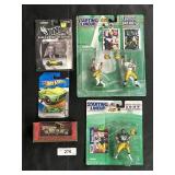 NOS HotWheels, Matchbox & Football Figures.