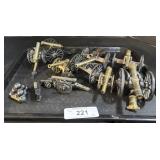 Decorative Cast Metal Cannons & Cannon Balls.