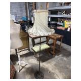 Antique Brass Floor Lamp.