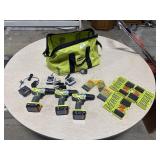 (3) Ryobi Drills & Accessories.
