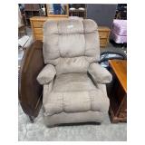 Clean Beige Reclining Arm Chair.