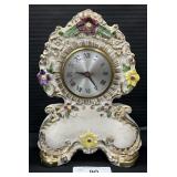 Vintage Sessions Ceramic Floral Mantle Clock