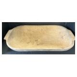 Wooden Dough Bowl.
