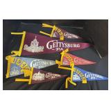 Large Lot Of Gettysburg PA Pennants.