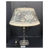 Rembrandt Style Table Lamp W/ Wire Mesh Shade