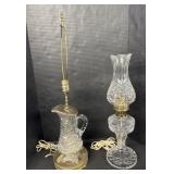 EAPG Glass Lamps.