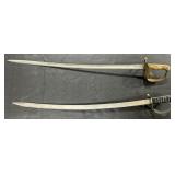 Pair Of Sabre Style Swords.