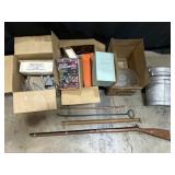 Galvanized Buckets, Juicer, Cookie Cutters.