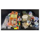 Fishing Line, Lure, Hooks, Shotgun Cleaning Kit.