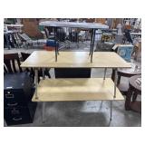 (2) Vtg School Laminate Top Tables.