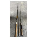 (3) Vtg Fishing Rods.