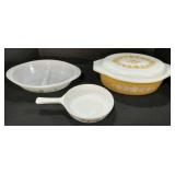 Pyrex, Corningware & Glasbake Dishes.