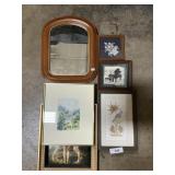 Signed Watercolor Paintings & Scherenschnitte.