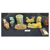Vintage Tin Wind Up Toys, Coin Banks.