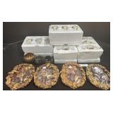 Bradford Exchange Wolf Plates & Ornaments.