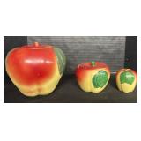 Apple Shaped Jars & Pepper Shaker.