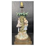 Antique Meissen Porcelain Lamp.