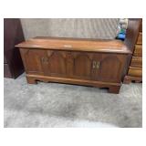 Traditional Style Maple Blanket Chest.