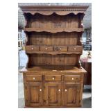Traditional Style Pine Hutch.