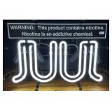 Advertising Juul Neon Sign.