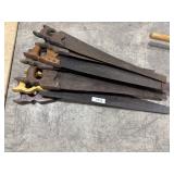 (7) Vtg Hand Saws.