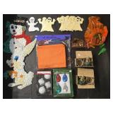 Vintage Christmas & Halloween Decorations.