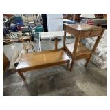Vintage Maple Nesting Coffee/End Table Set.
