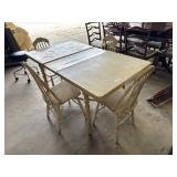 Ornate Dining Table & Chairs.