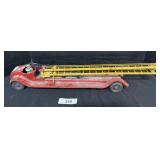 Vintage Made In USA Tin Toy Fire Truck.
