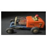 Japanese Tin Lithograph Hot Rod Car.