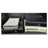 Xbox 360 Consoles & DVD Player.