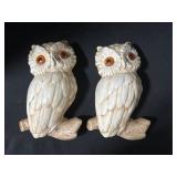2 Ceramic Owls.