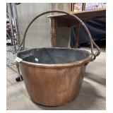 Ornate Copper Cauldron.