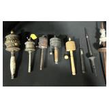 Tibetan Buddhist Prayer Wheels & Drop Spindles.