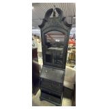 Black Chinoiserie Secretary Desk.