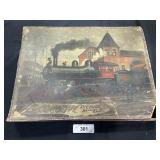 Vintage Locomotive Picture Puzzle.