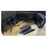 Gaming Computer w/ 2 Large Monitors.