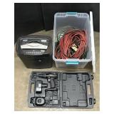 Cordless Drill, Paper Shredder, Extension Cords.