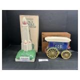 Michterï¿½s Ice Wagon & Candle Whiskey Decanters.