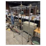 (2) Rolling Clothing Racks.