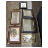 Ned Smith Wary Crossing Print, Frames, Mirror.
