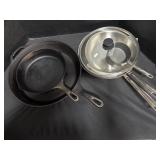 Stainless Steel Frying Pans & Cast Iron Skillets.