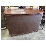 Mid Century Pearl-Wick Hamper, Pine Bookshelf.