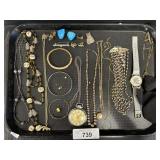 Lot Of Costume Jewelry, Necklaces, Bracelets