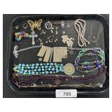 Costume Jewelry, Necklaces, Pendants, Rings.